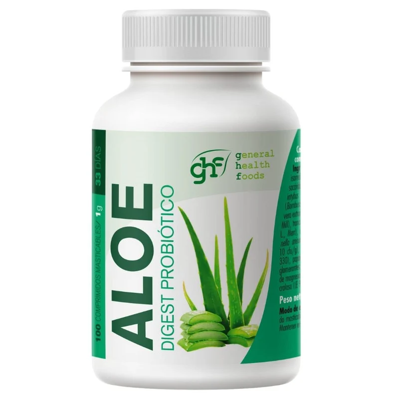 Aloe Vera Masticable 100 Comprimidos | GHF