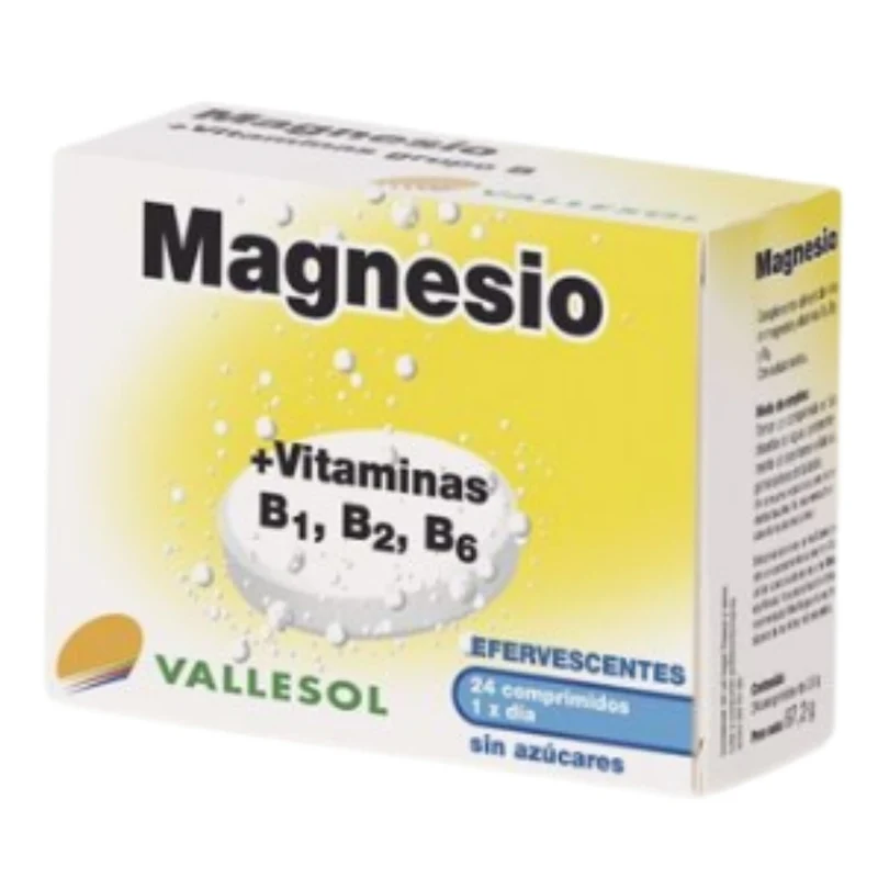 Magnesio + Vitamina B 24 Comprimidos | Vallesol