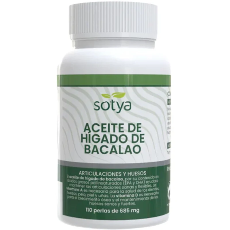 Aceite de Higado de Bacalao 110 Perlas | Sotya