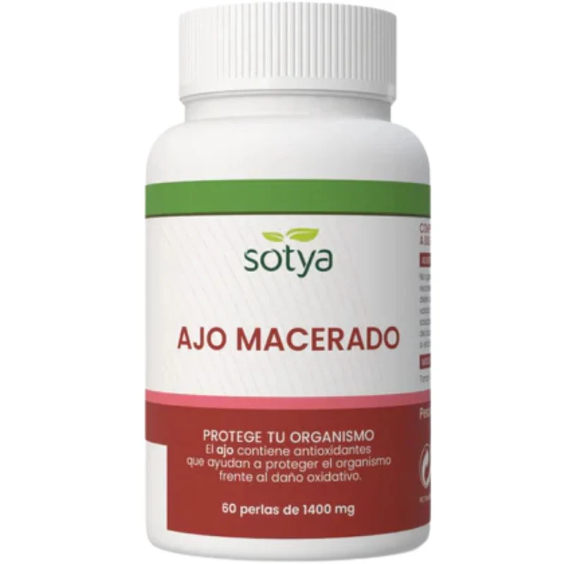 Ajo Macerado 1400 Mg 60 Perlas | Sotya