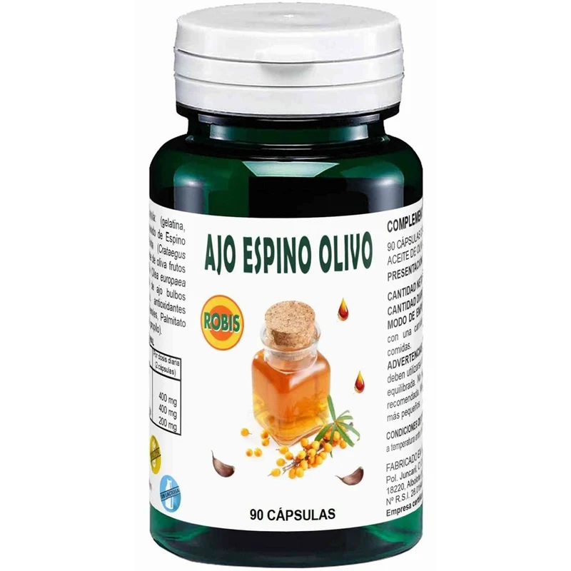 Ajo Espino y Olivo 695 mg 90 Capsulas | Robis