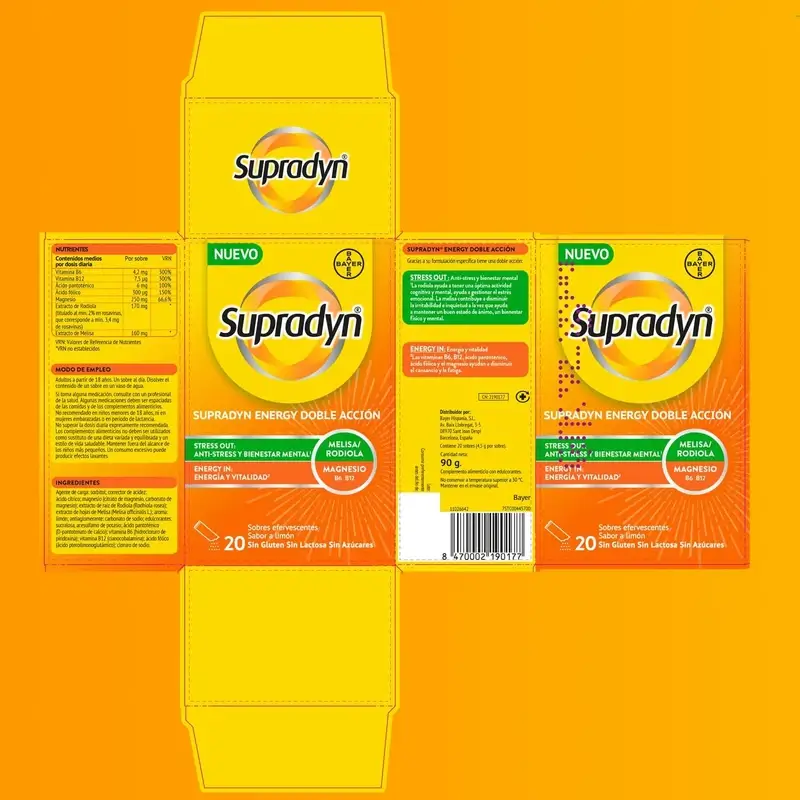 Supradyn Energy Double Action, 20 Sachets
