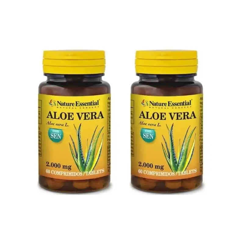 Nature Essential Aloe Vera , 2X60 Comprimidos