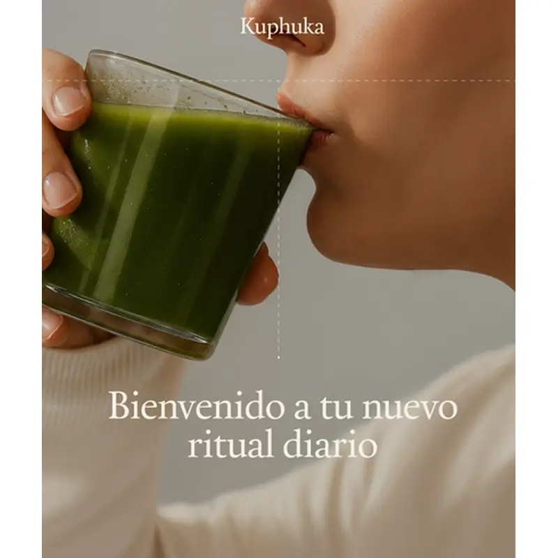 Kuphuka Greens Suplemento Nutricional 100% Natural Y Holistico Piña Y Coco, 411 gr