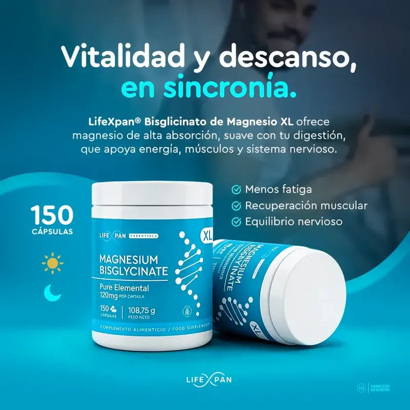 Lifexpan Bisglicinato De Magnesio Xl , 150 capsulas