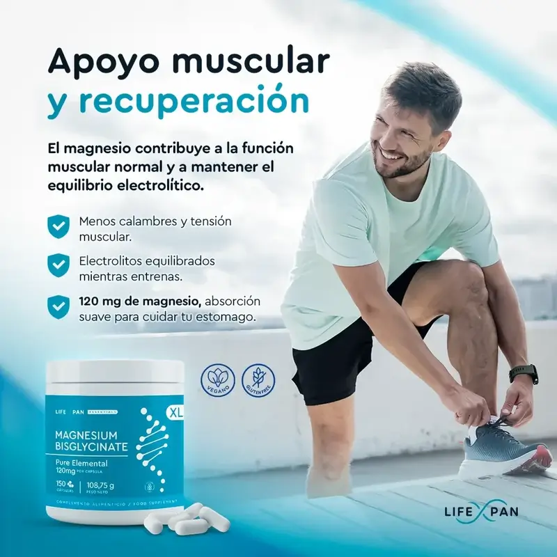 Lifexpan Bisglicinato De Magnesio Xl , 150 capsulas