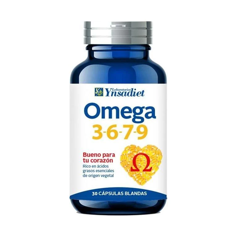 Omega 3-6-7-9 30 cápsulas | Ynsadiet