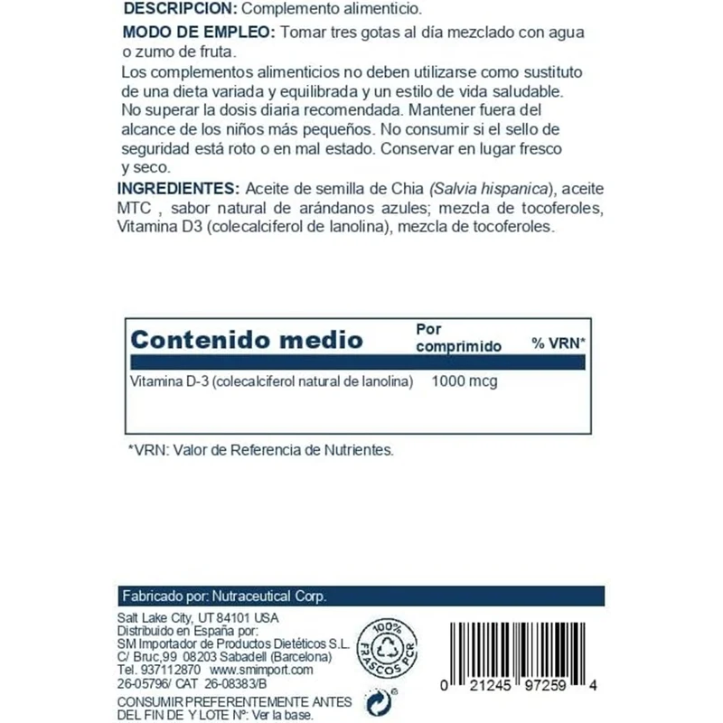 Vitamin D3 2000 Iu Gotas 53 ml | KAL
