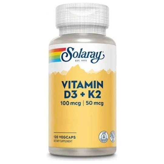 Vitamina D3 & K2 Capsulas | Solaray