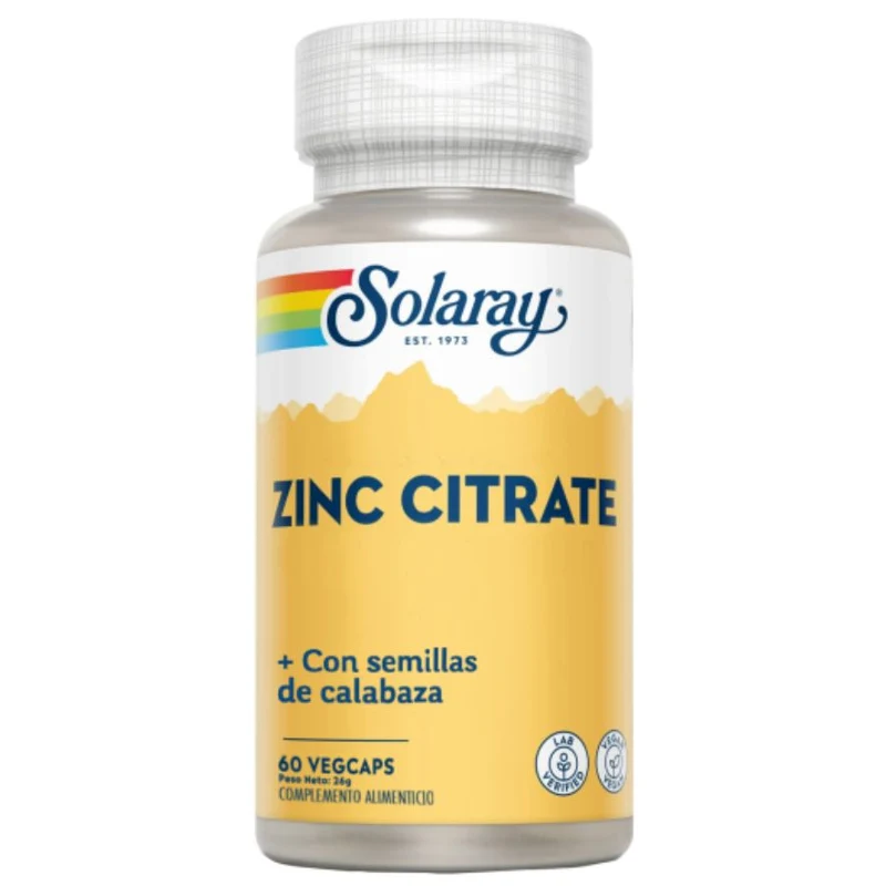 Zinc 50 Mg 60 Capsulas | Solaray