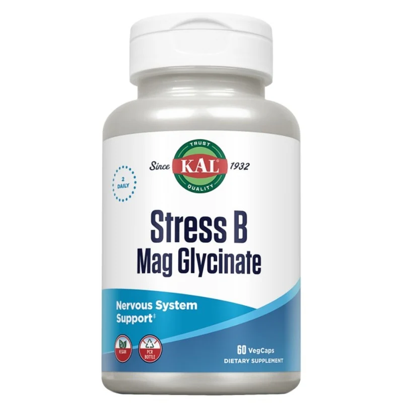 Stress B Mag Glycinate 60 Capsulas | Kal