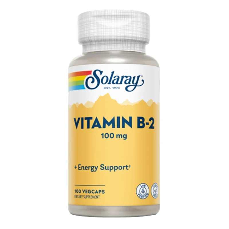 Vitamin B2 100 mg 100 Capsulas | Solaray