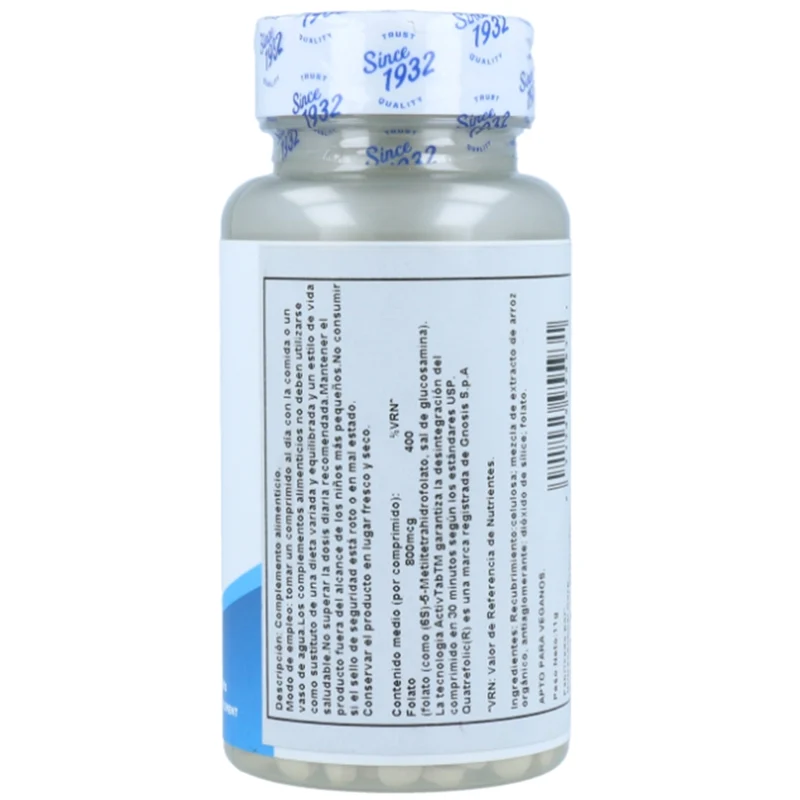 Ultra Folate 800 Mcg 90 Comprimidos | KAL