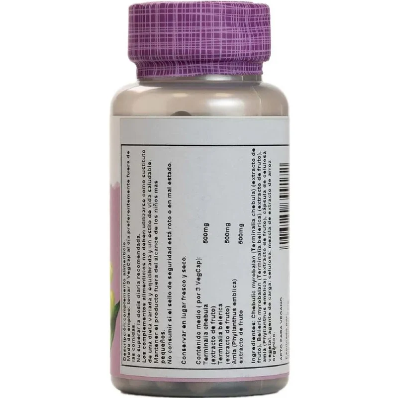 Triphala 90 Capsulas | Solaray
