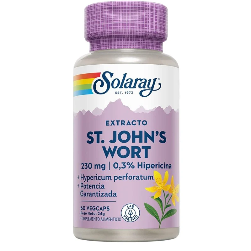 St Johns Wort 300 Mg 60 Capsulas | Solaray