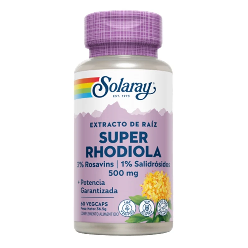 Super Rhodiola 60 Capsulas | Solaray