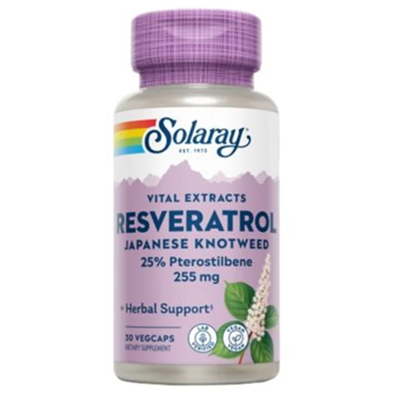 Super Resveratrol 250 Mg 30 Capsulas | Solaray