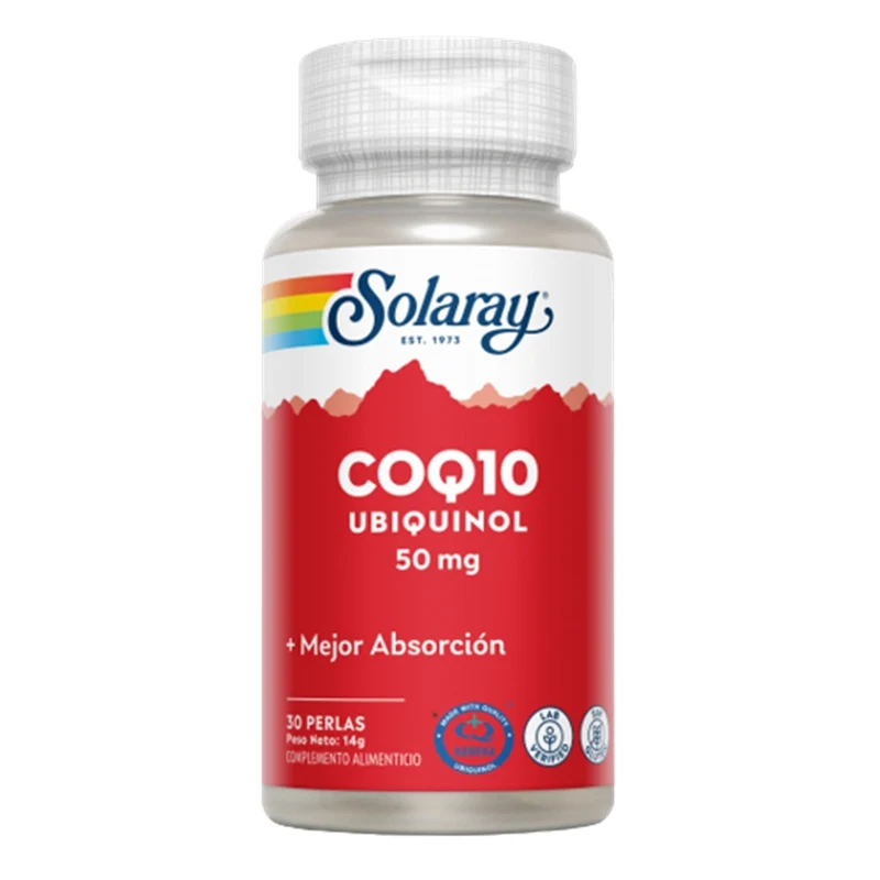 Ubiquinol Coq-10 50 Mg 30 Perlas | Solaray