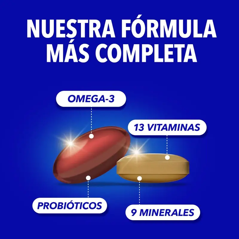 Bion3 Multi & Omega-3 With Probiotics, 60 capsules
