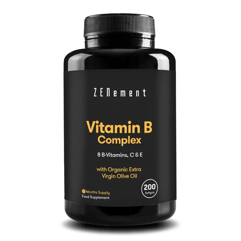 Zenement Complejo De Vitaminas B, 200 cápsulas blandas