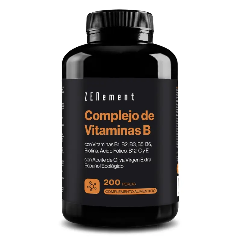 Zenement Complejo De Vitaminas B, 200 cápsulas blandas