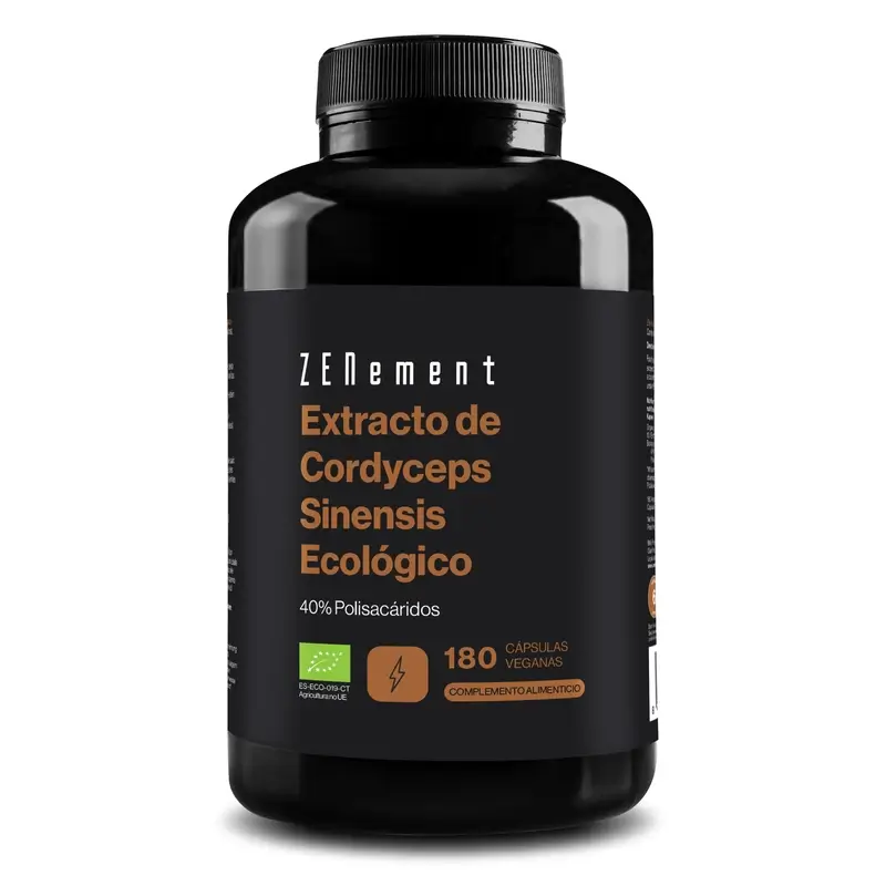 Zenement Cordyceps Sinensis Ecológico, 180 cápsulas veganas