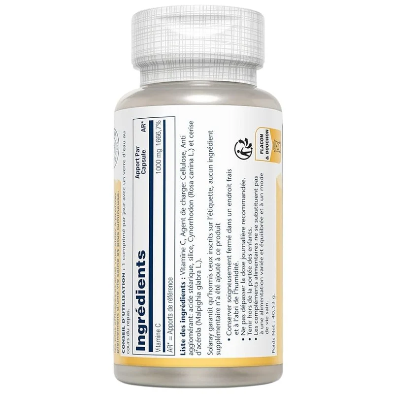 Small Vitamin C 1000 Mg 30 Comprimidos | Solaray