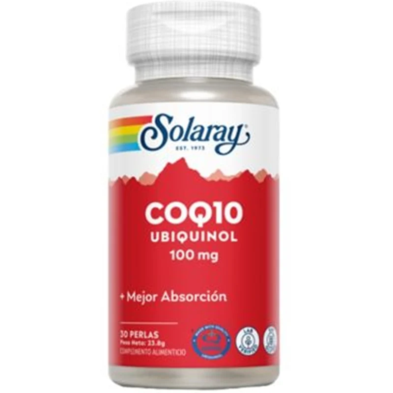Ubiquinol Coq- 10 100 Mg 30 Perlas | Solaray