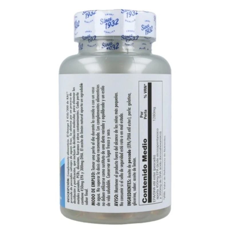 Omega 3 450/300 60 Perlas | KAL