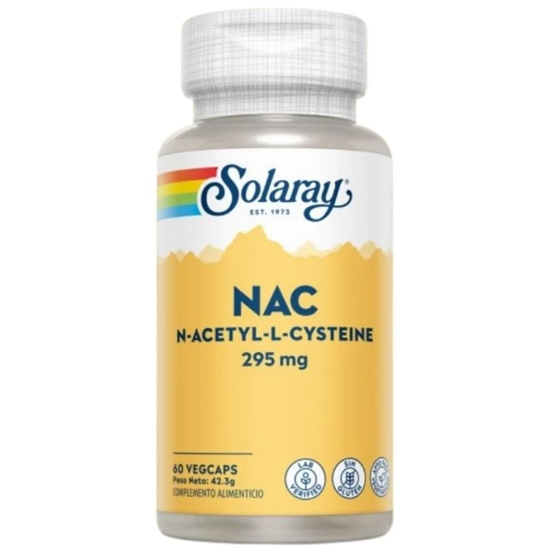 Nac 295 Mg 60 Capsulas | Solaray
