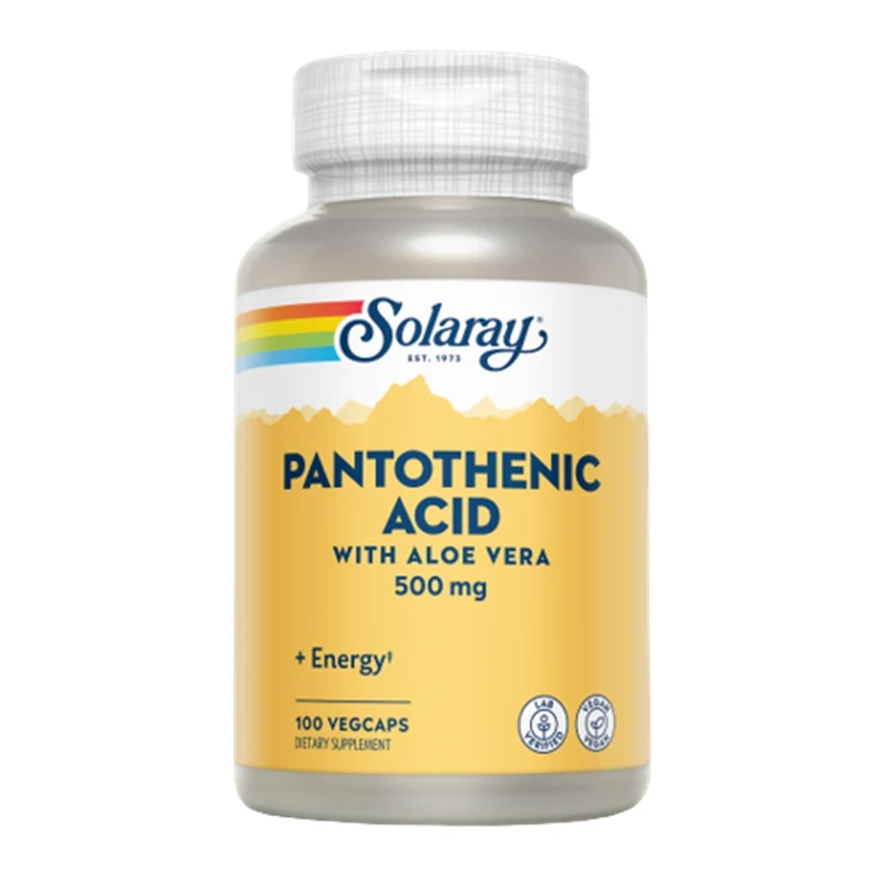 Pantothenic Acid 500 Mg 100 Capsulas | Solaray