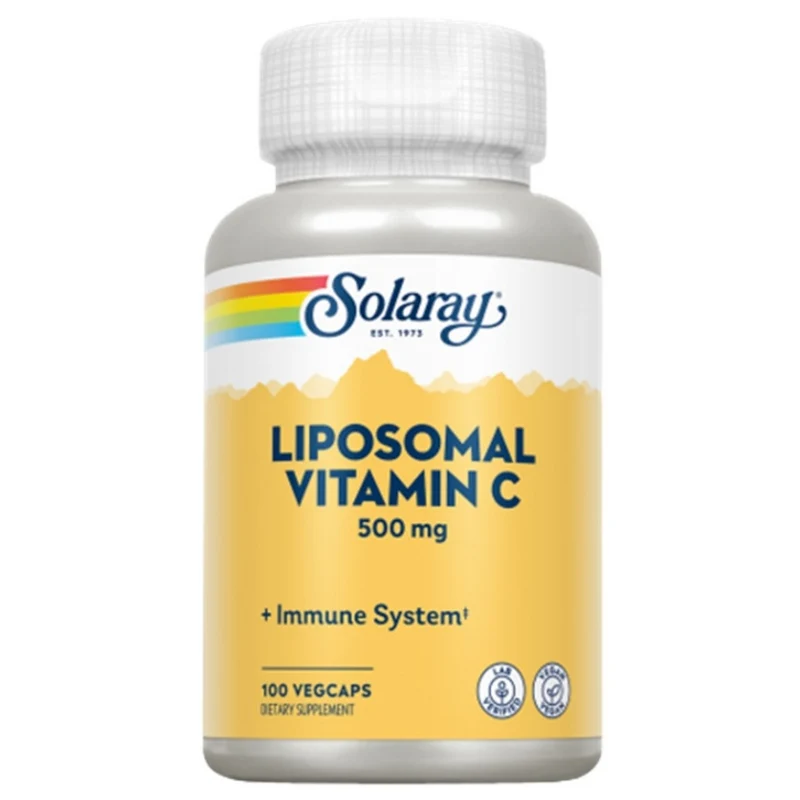 Liposomal Vitamina C 500 mg 100 Capsulas | Solaray
