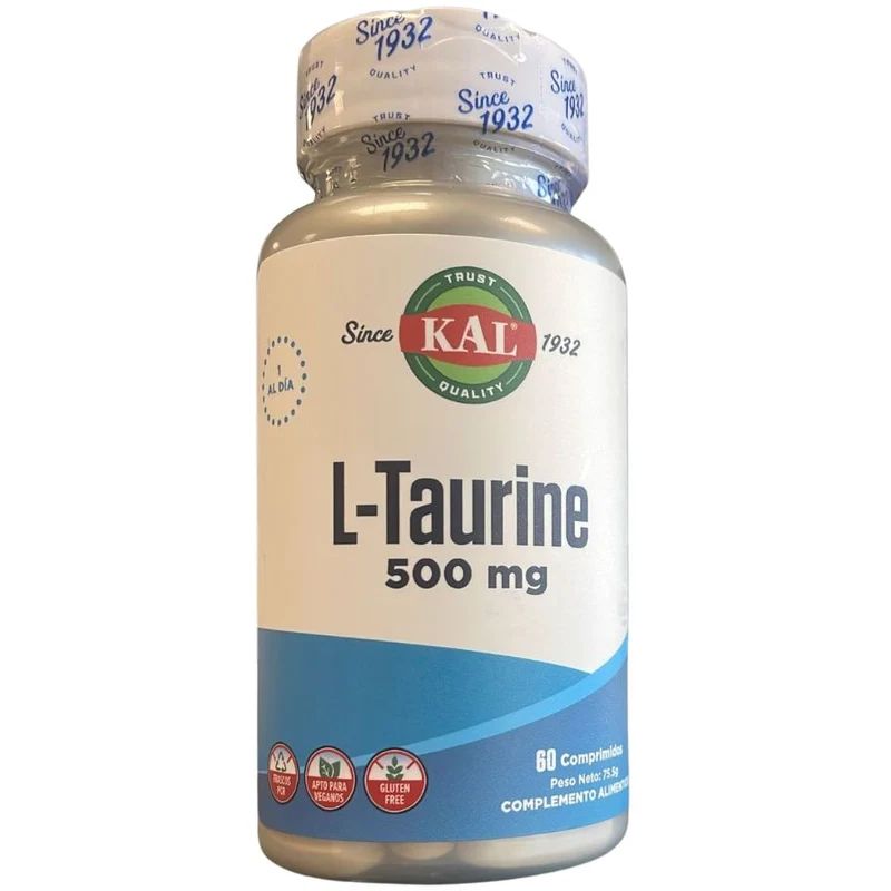 L-Taurine 500 Mg 60 Comprimidos | Kal