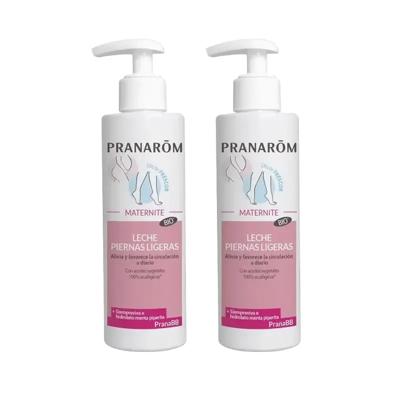 Pranarôm Pranabb Maternite Leche Piernas Ligeras, 2X200 Ml