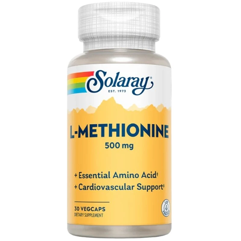 L Methionine 500 Mg 30 Capsulas | Solaray