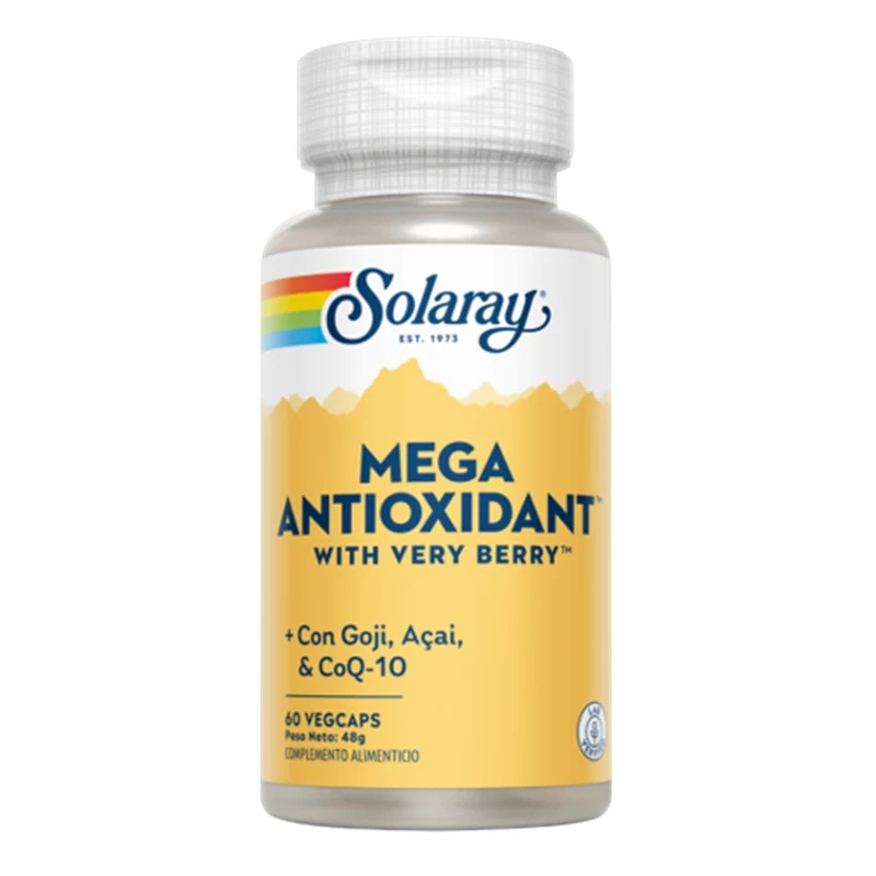 Mega Antioxidant Very Berry 60 Capsulas | Solaray
