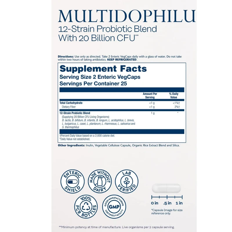 Multidophilus 12 50 Capsulas | Solaray