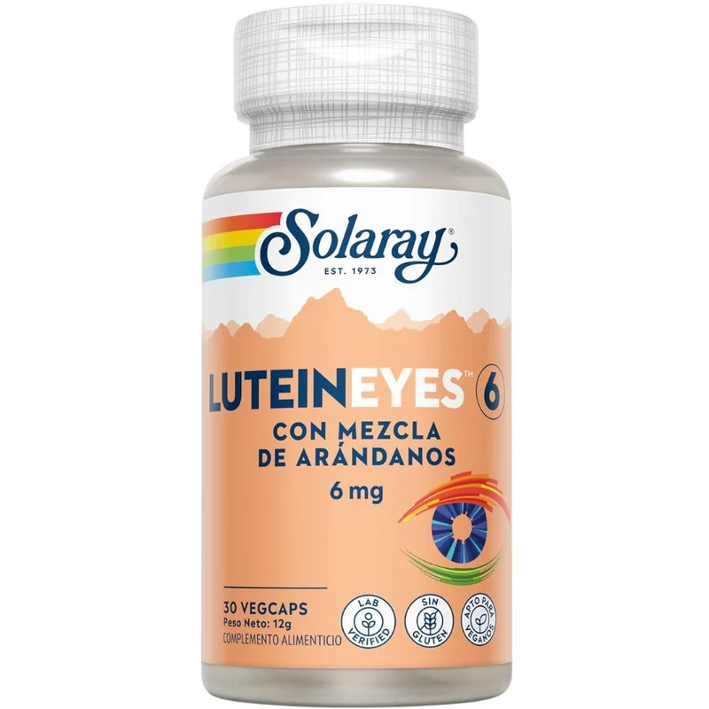 Lutein Eyes 6 Mg 30 Capsulas | Solaray