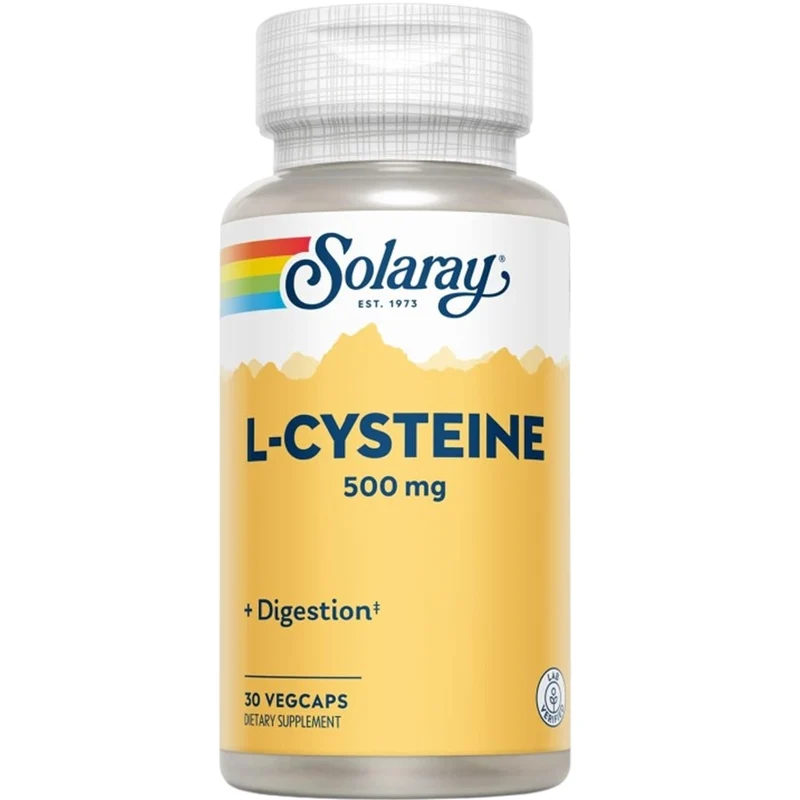 L Cysteine 500 Mg 30 Capsulas | Solaray