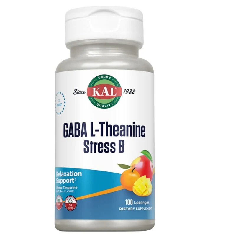 Gaba L-Theanine Stress B 100 Comprimidos | KAL