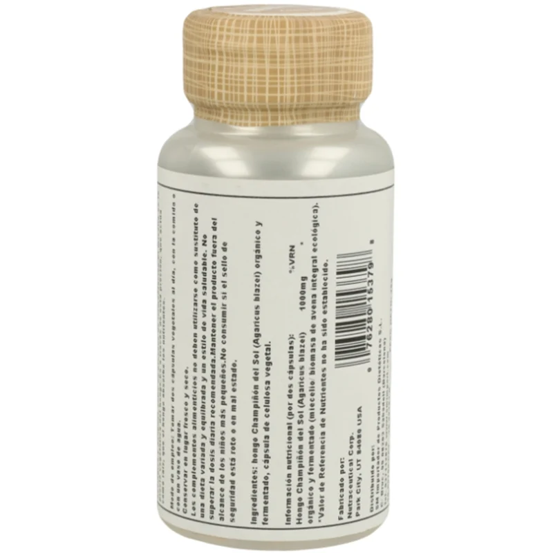 Fermented Royal Agaricus 500 mg 60 Capsulas | Solaray