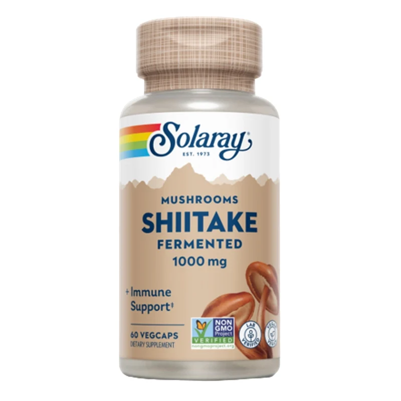 Fermented Shiitake 500 mg 60 Capsulas | Solaray