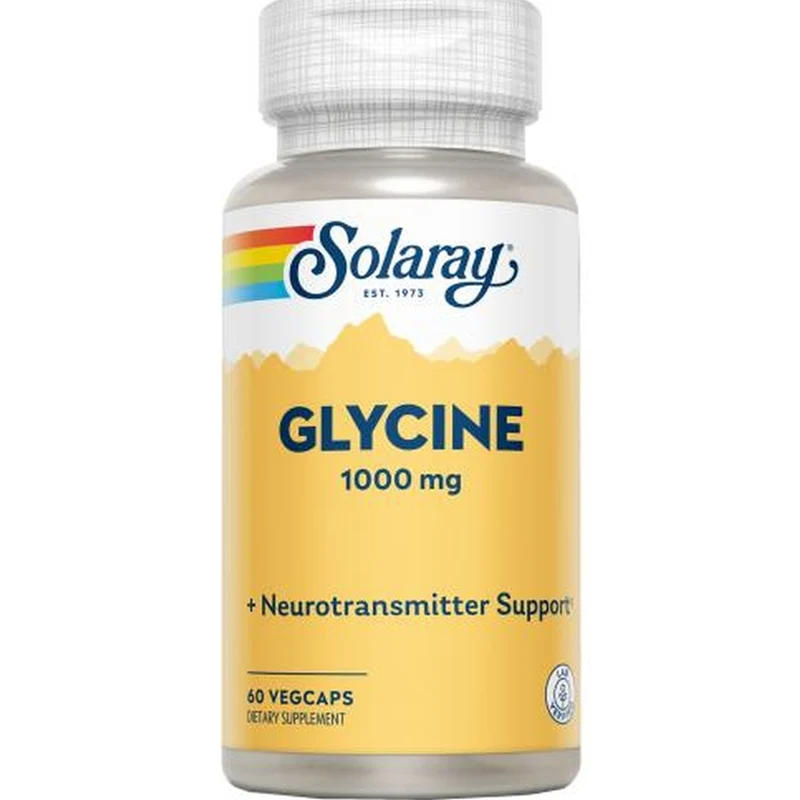Glycine 1000 mg 60 Capsulas | Solaray
