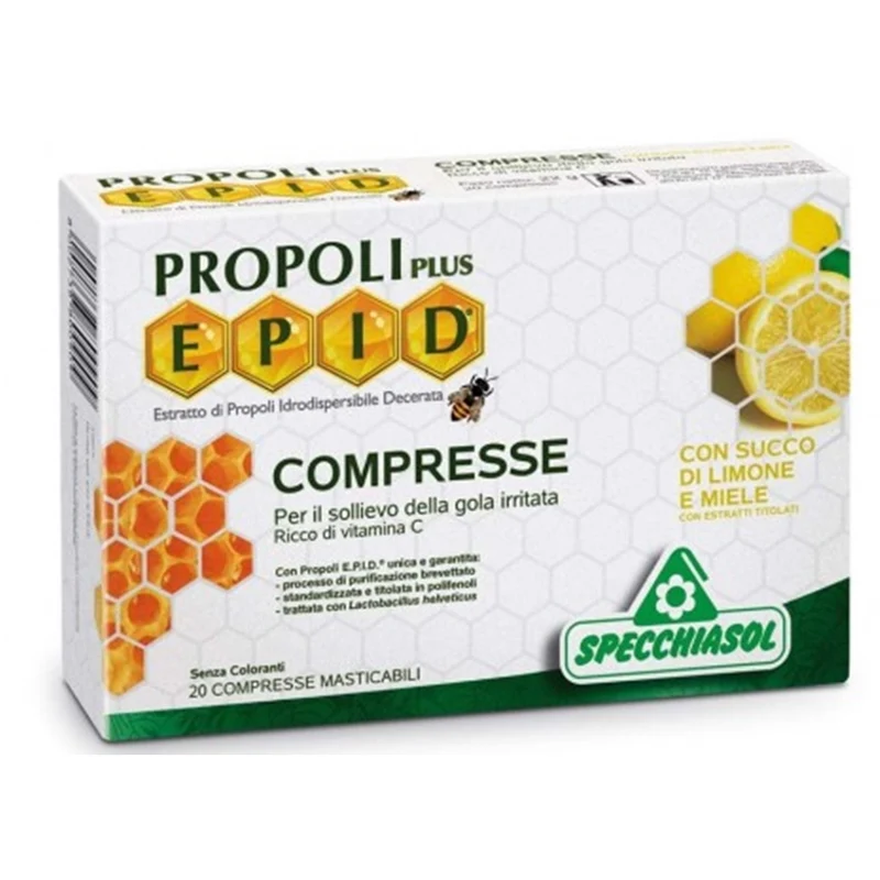 Epid Miel Limon 20 Comprimidos | Specchiasol