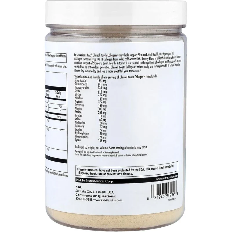 Clinical Youth Collagen Type I & III 298 gr | KAL
