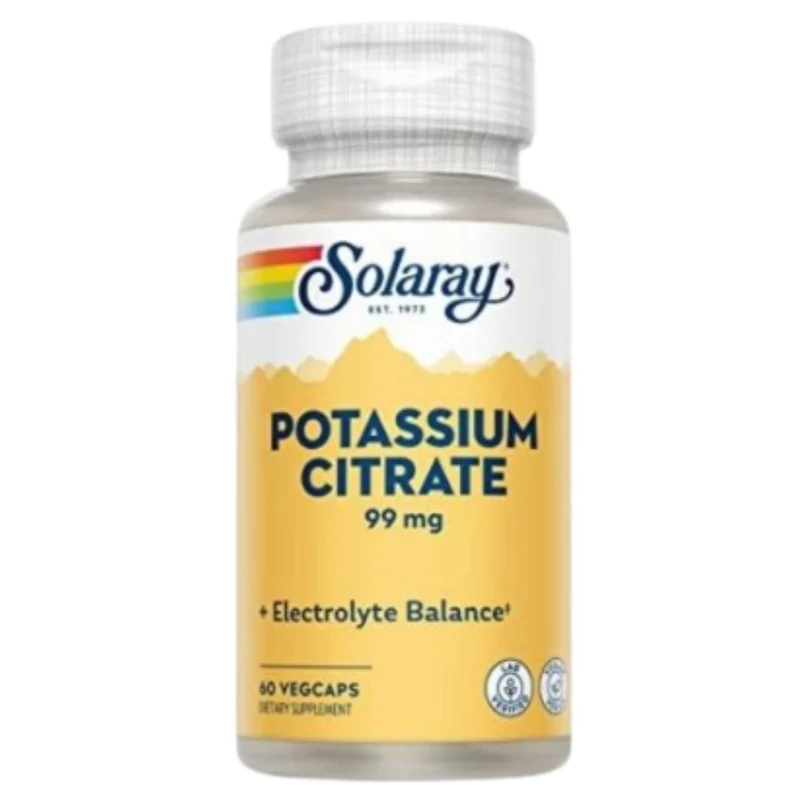Citrate Potassium 99 mg 60 Capsulas | Solaray