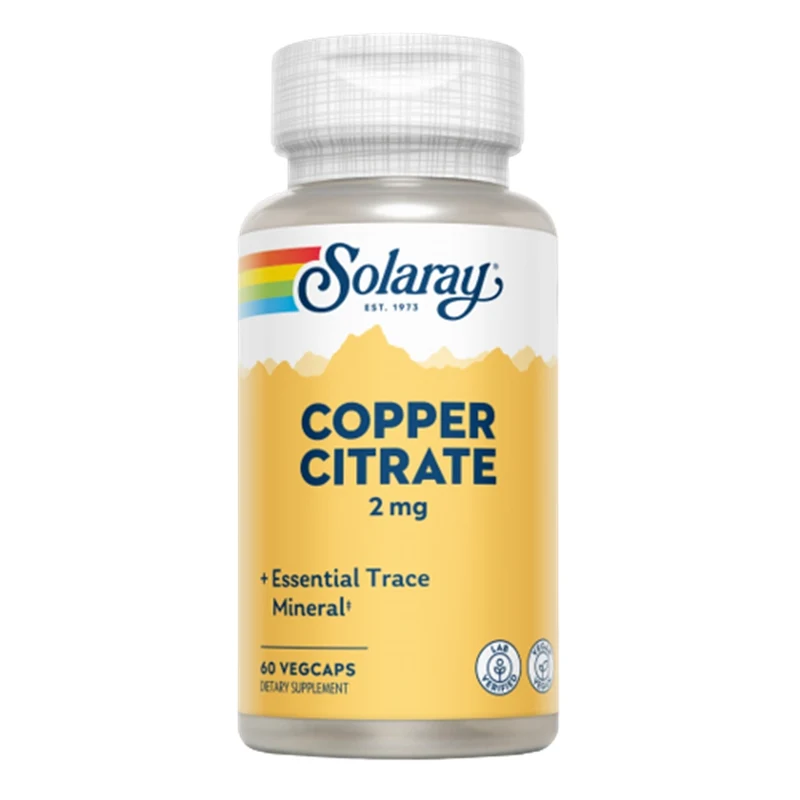 Citrate Copper 2 mg 60 Capsulas | Solaray