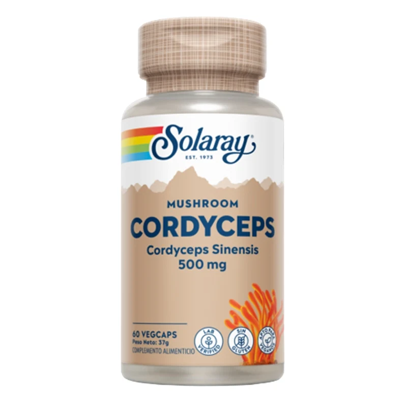 Cordyceps 500 Mg 60 Capsulas | Solaray