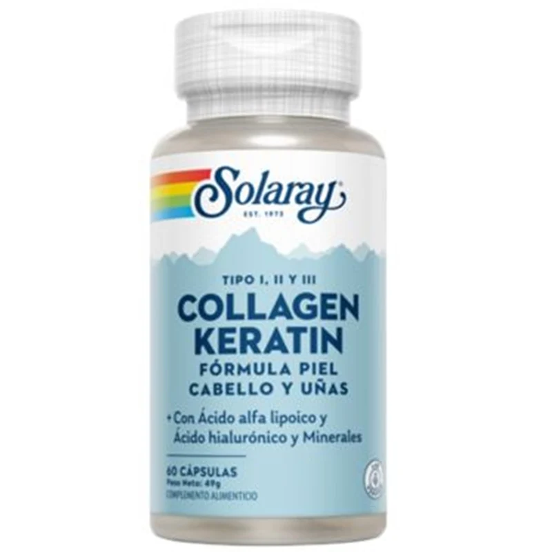 Collagen Keratin 60 Capsulas | Solaray