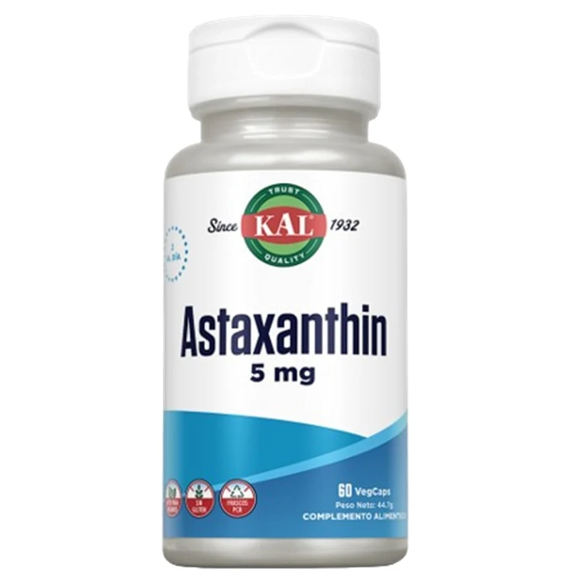 Astaxanthin 5 Mg 60 Capsulas | KAL